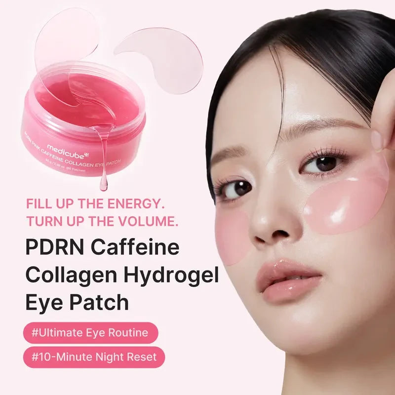 Medicube PDRN Pink Caffeine Collagen Eye Patches