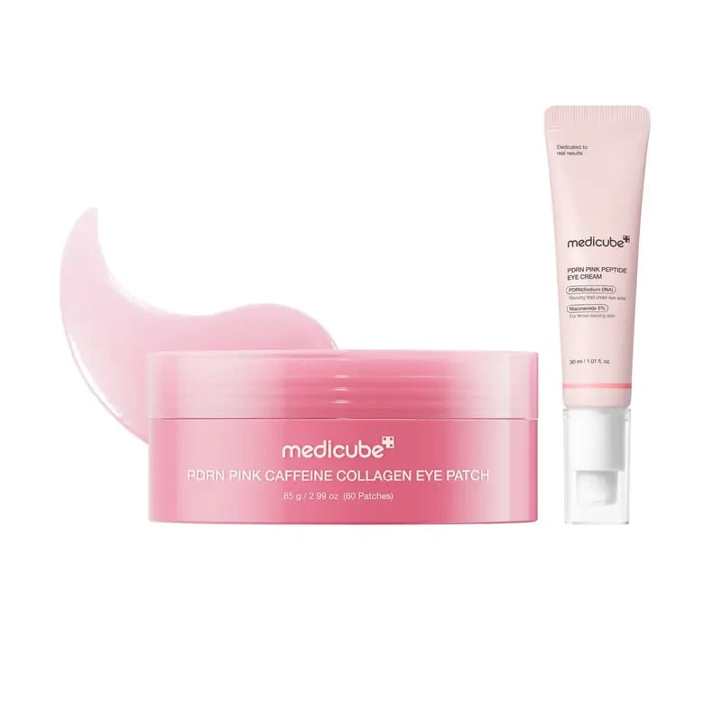 Medicube PDRN Pink Caffeine Collagen Eye Patches