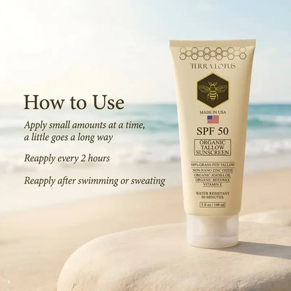 Organic Tallow Mineral Sunscreen